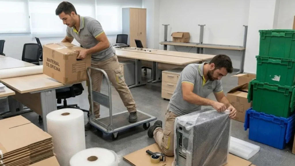mudanza de oficinas y despachos en valencia