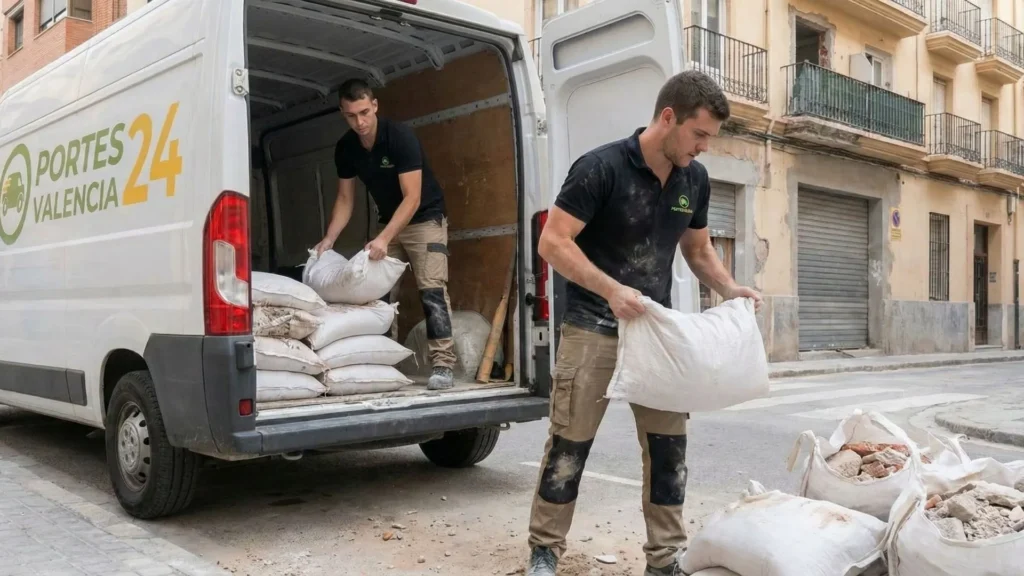 recogida de sacas de escombro en valencia