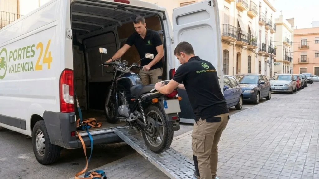 transporte de motos nacional y provincial en valencia